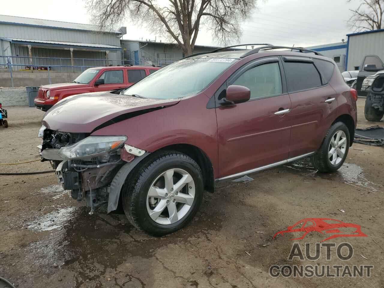 NISSAN MURANO 2009 - JN8AZ18W59W148328