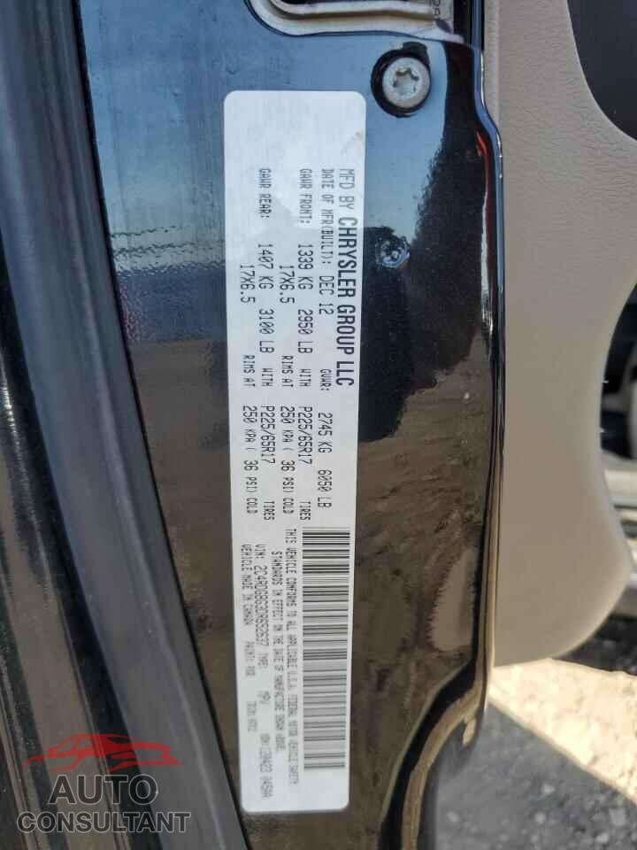 DODGE CARAVAN 2013 - 2C4RDGBG3DR652637