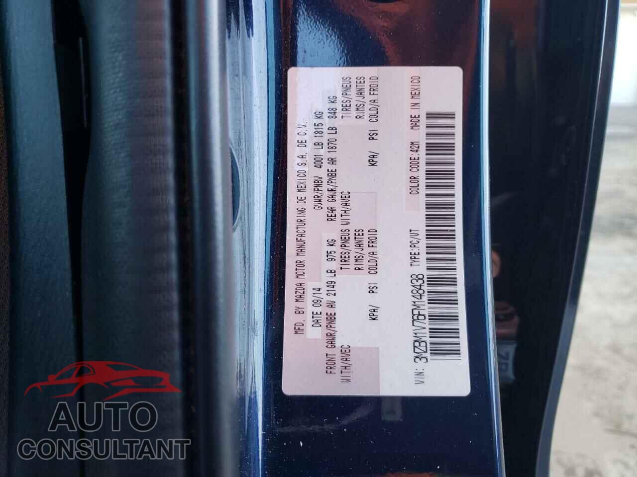 MAZDA 3 2015 - 3MZBM1V76FM148438