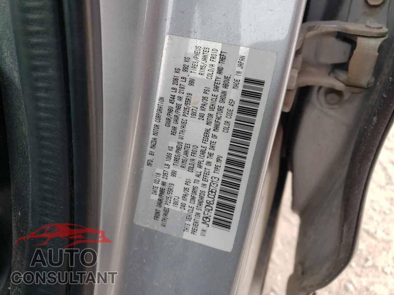 MAZDA CX-5 2018 - JM3KFADM8J0367313