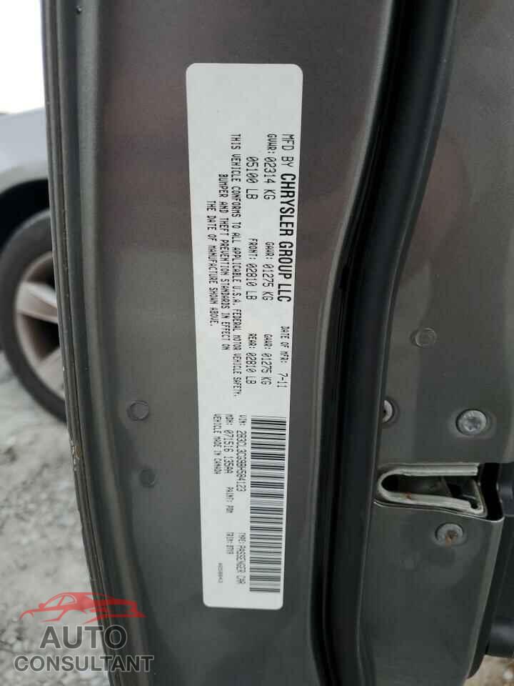 DODGE CHARGER 2011 - 2B3CL3CG9BH584123