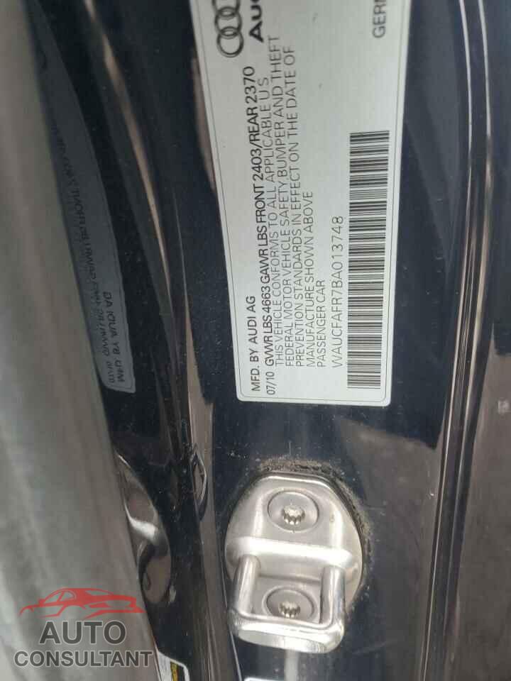 AUDI A5 2011 - WAUCFAFR7BA013748