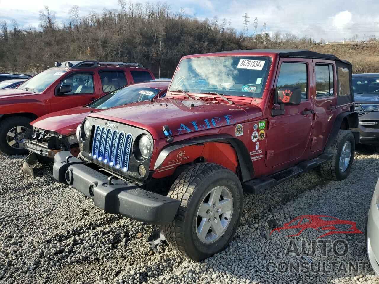 JEEP WRANGLER 2012 - 1C4BJWDG6CL119593