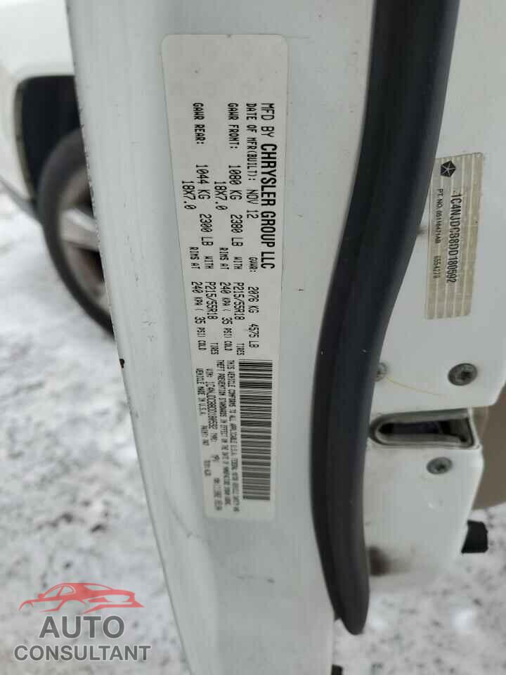 JEEP COMPASS 2013 - 1C4NJDCB8DD180592