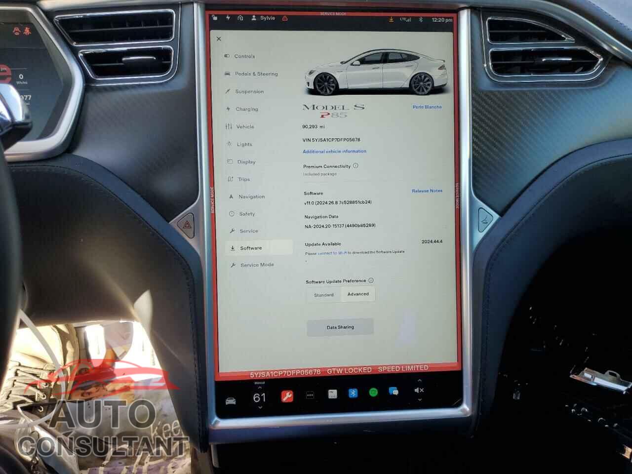 TESLA MODEL S 2013 - 5YJSA1CP7DFP05678