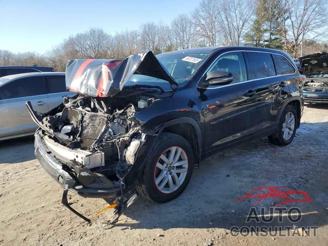 TOYOTA HIGHLANDER 2016 - 5TDBKRFH5GS305201
