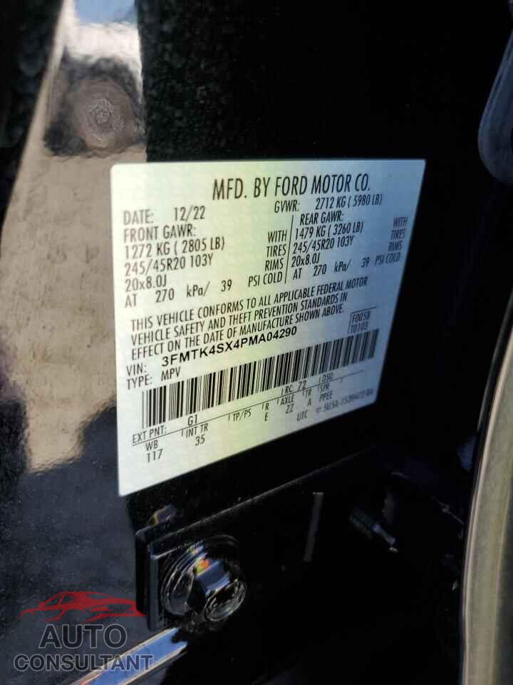 FORD MUSTANG 2023 - 3FMTK4SX4PMA04290