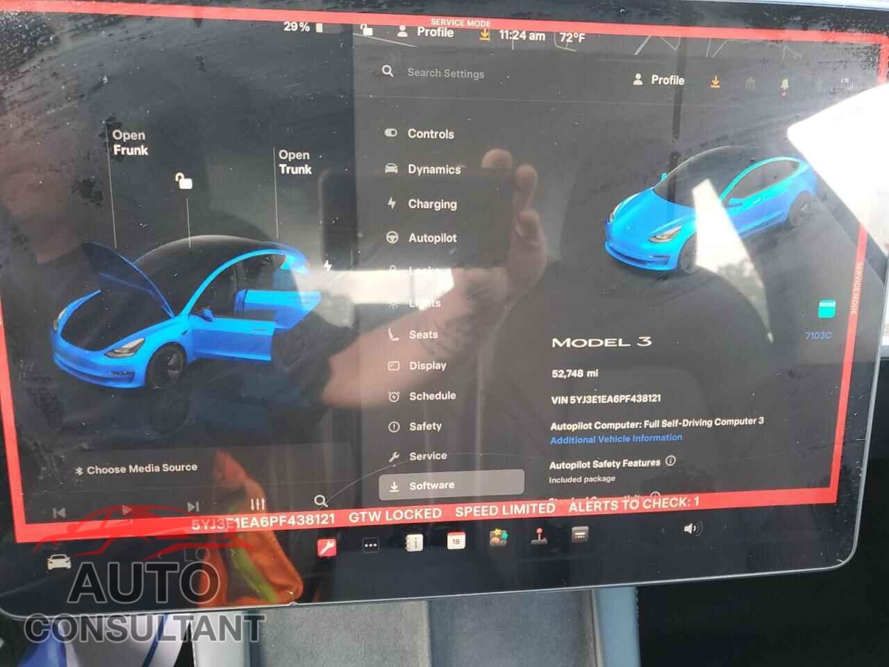 TESLA MODEL 3 2023 - 5YJ3E1EA6PF438121