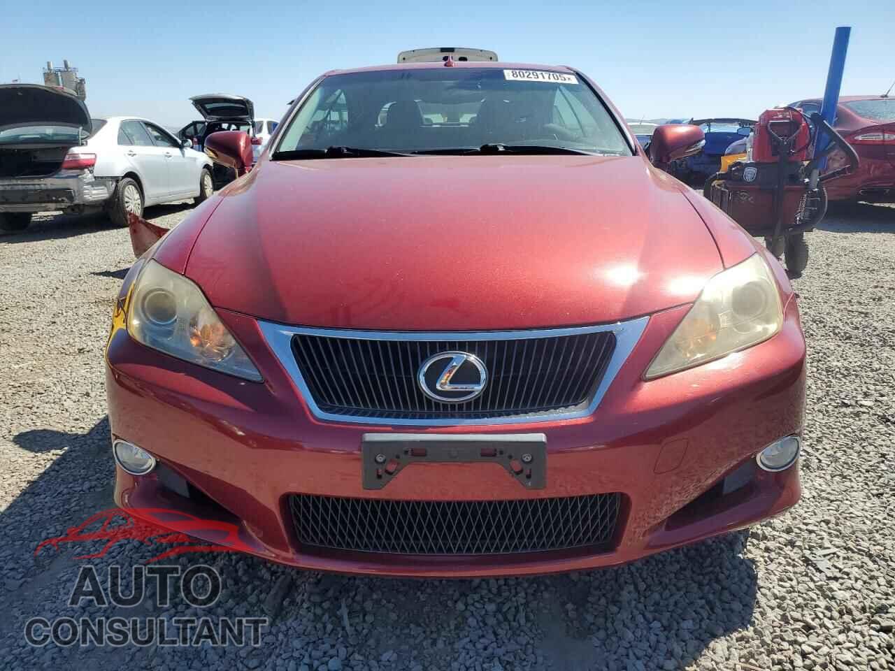 LEXUS IS 2010 - JTHFF2C20A2513514