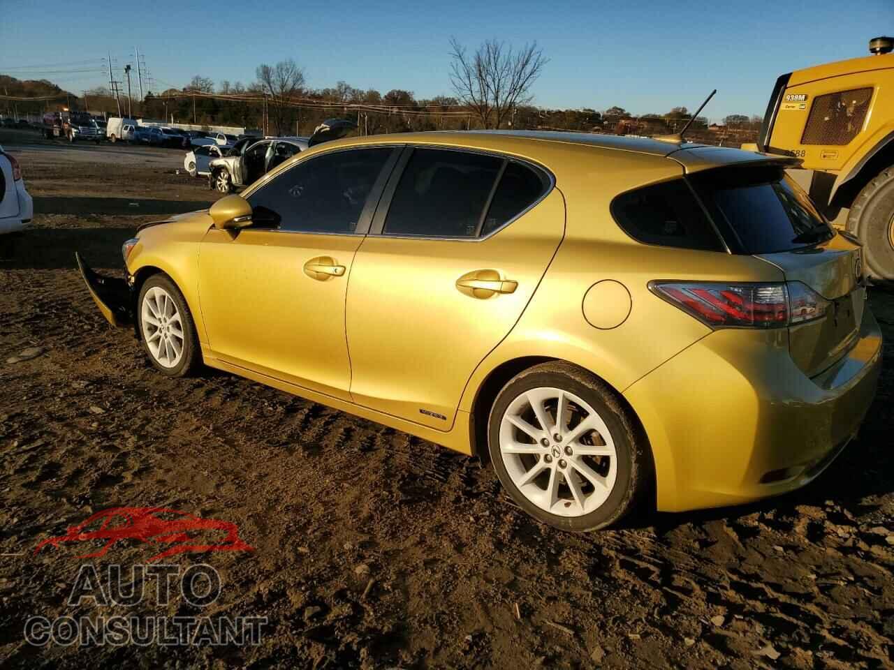 LEXUS CT 200 2011 - JTHKD5BH6B2000300