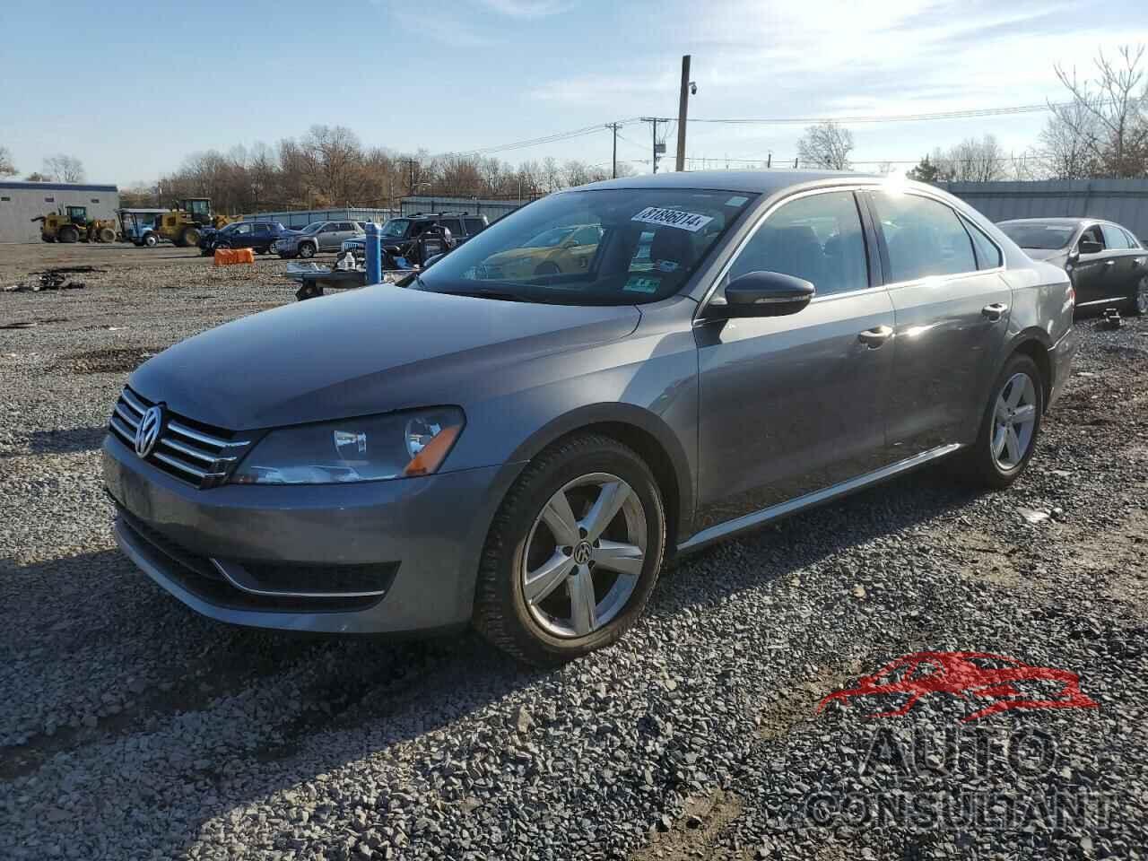 VOLKSWAGEN PASSAT 2012 - 1VWBP7A31CC099868