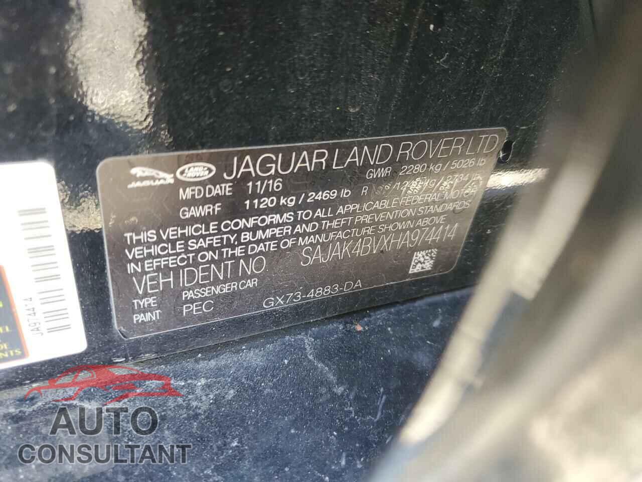 JAGUAR XE 2017 - SAJAK4BVXHA974414