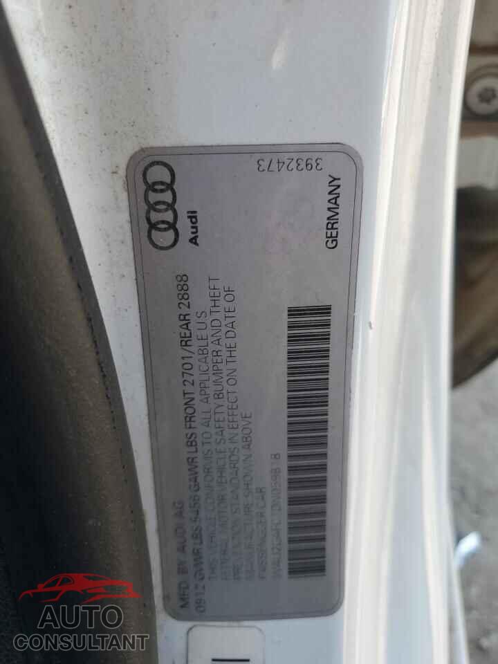 AUDI A7 2013 - WAU2GAFC1DN059818