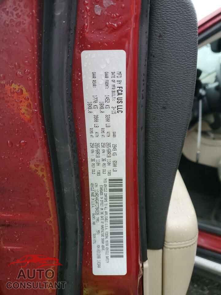 DODGE DURANGO 2015 - 1C4RDHAG4FC784535