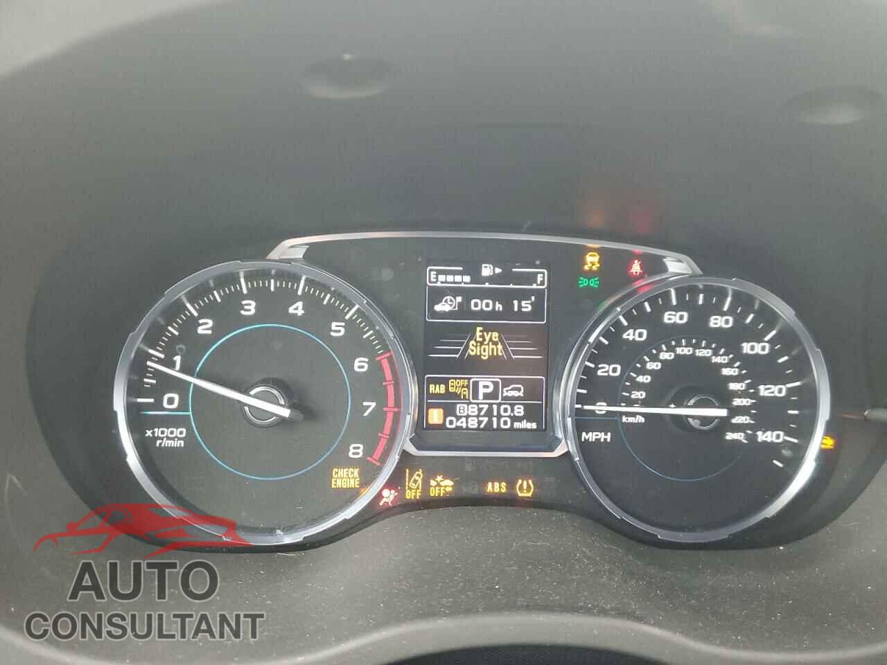 SUBARU FORESTER 2017 - JF2SJAWC5HH552072
