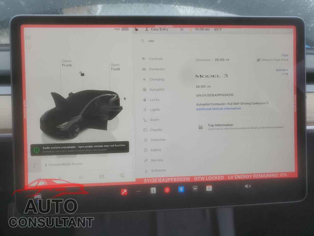 TESLA MODEL 3 2023 - 5YJ3E1EA2PF605316