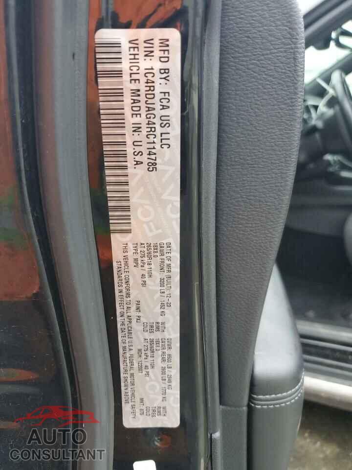 DODGE DURANGO 2024 - 1C4RDJAG4RC114785