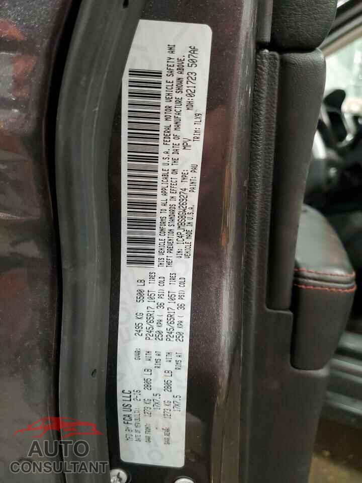 JEEP CHEROKEE 2016 - 1C4PJMBS8GW269274