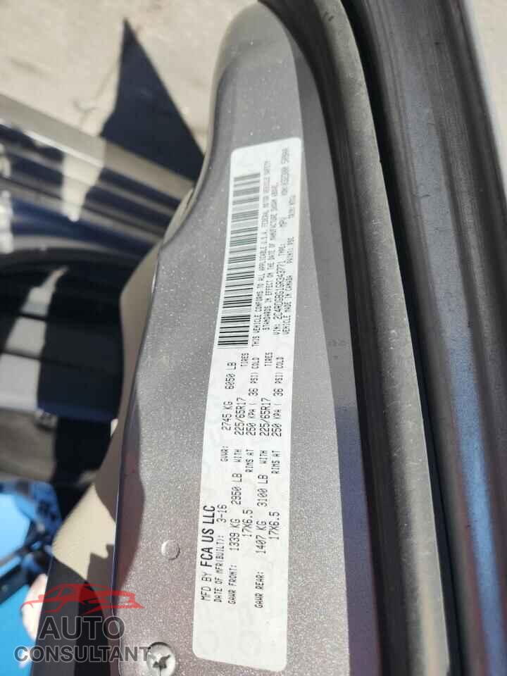 DODGE CARAVAN 2016 - 2C4RDGBG1GR343771