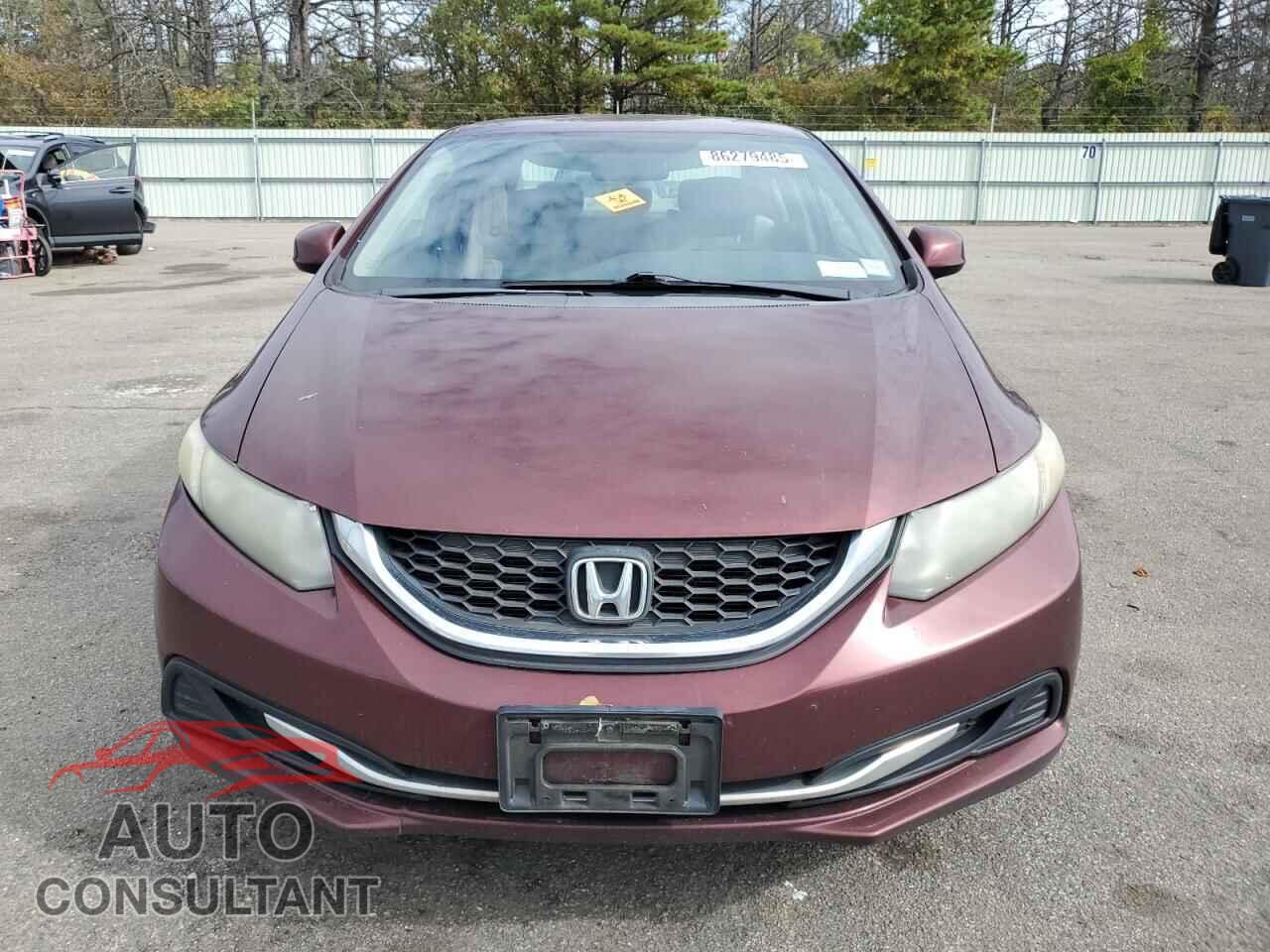 HONDA CIVIC 2013 - 19XFB2F53DE260943