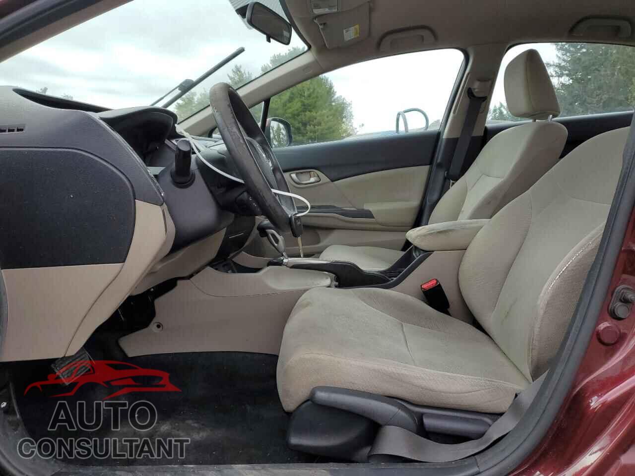 HONDA CIVIC 2013 - 19XFB2F59DE287452