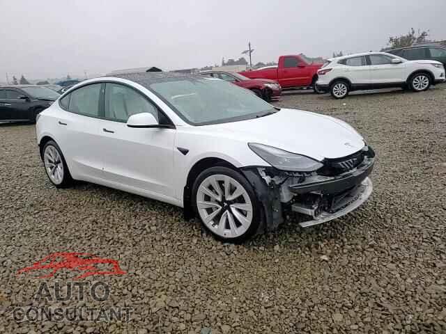 TESLA MODEL 3 2022 - 5YJ3E1EB4NF176556