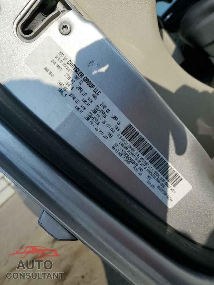 DODGE CARAVAN 2012 - 2C4RDGCGXCR358472