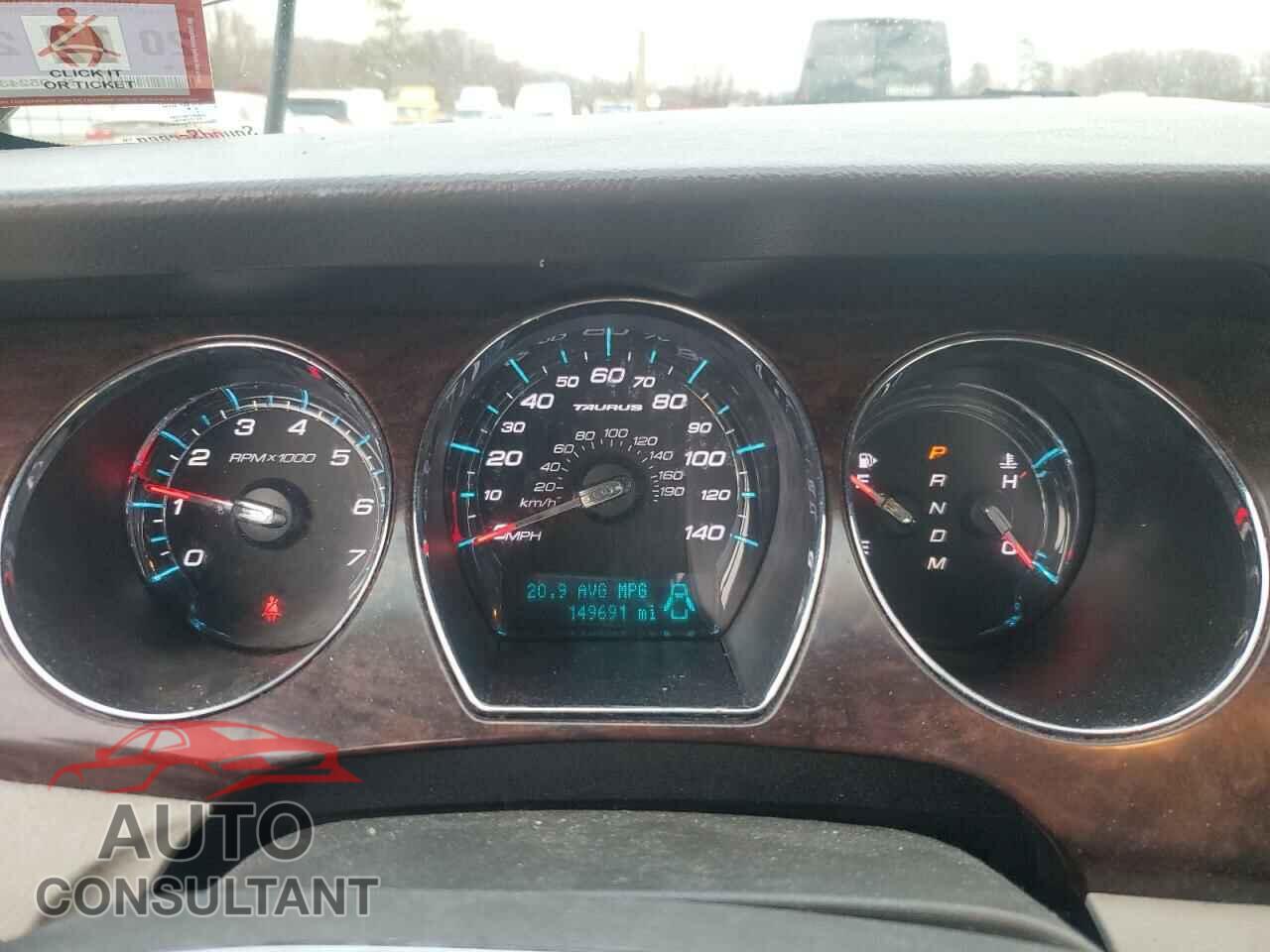 FORD TAURUS 2012 - 1FAHP2FW1CG105671
