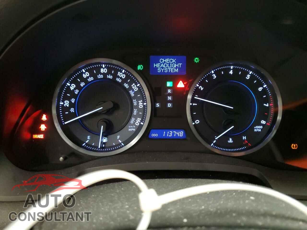 LEXUS IS 2012 - JTHCE5C2XC5002949