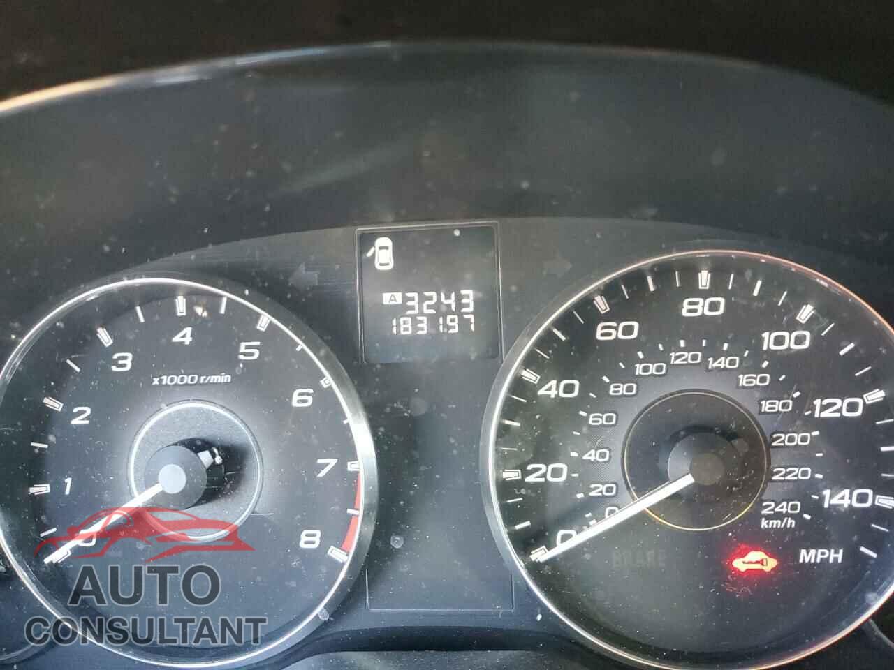 SUBARU OUTBACK 2012 - 4S4BRBCC0C3288343
