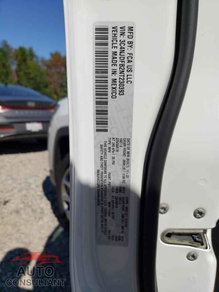 JEEP COMPASS 2022 - 3C4NJDFB2NT230393