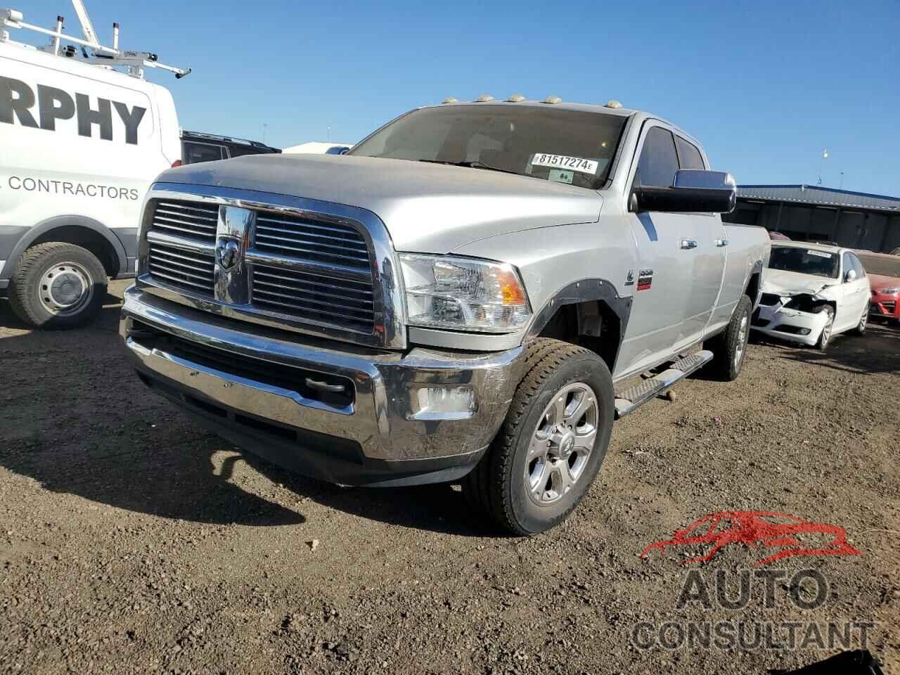 DODGE RAM 2500 2012 - 3C6UD5KL9CG147984