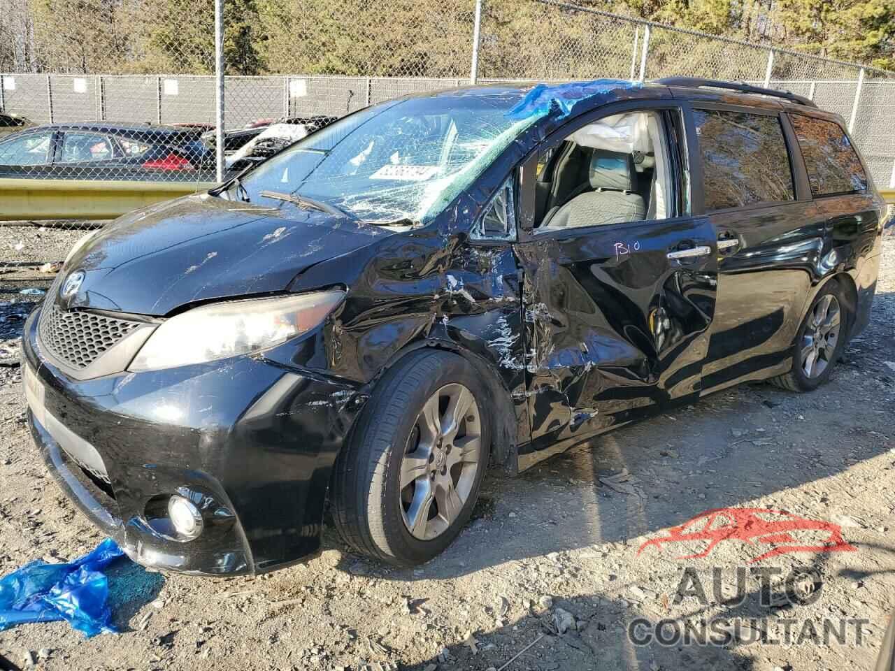 TOYOTA SIENNA 2013 - 5TDXK3DC9DS390825