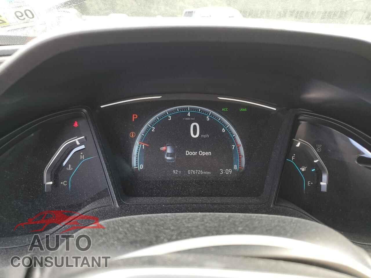 HONDA CIVIC 2019 - 2HGFC2F68KH566223