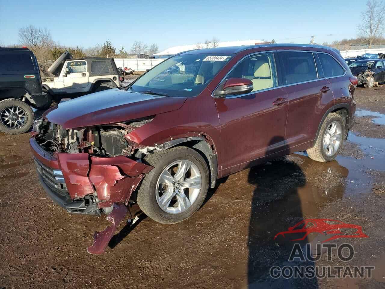 TOYOTA HIGHLANDER 2017 - 5TDDZRFH8HS359758