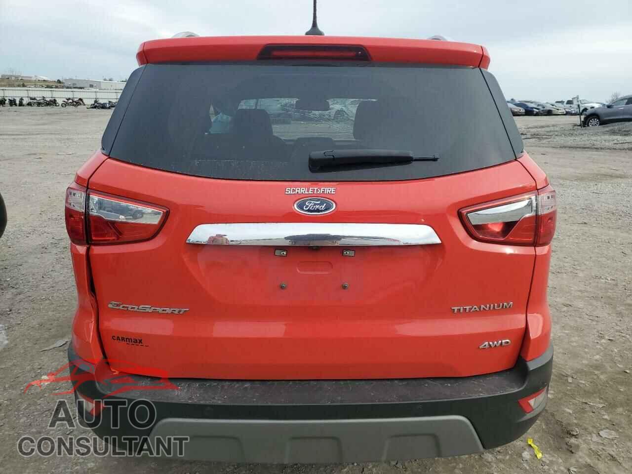 FORD ECOSPORT 2020 - MAJ6S3KL6LC329968