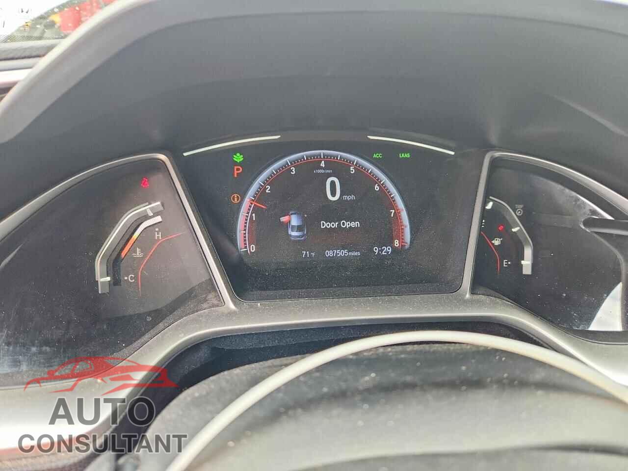 HONDA CIVIC 2019 - 2HGFC2F86KH536784