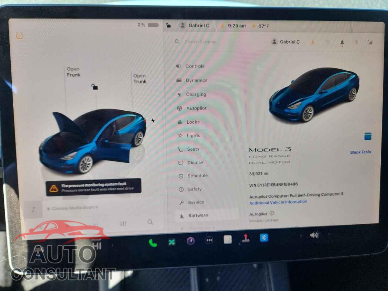 TESLA MODEL 3 2022 - 5YJ3E1EB4NF186486