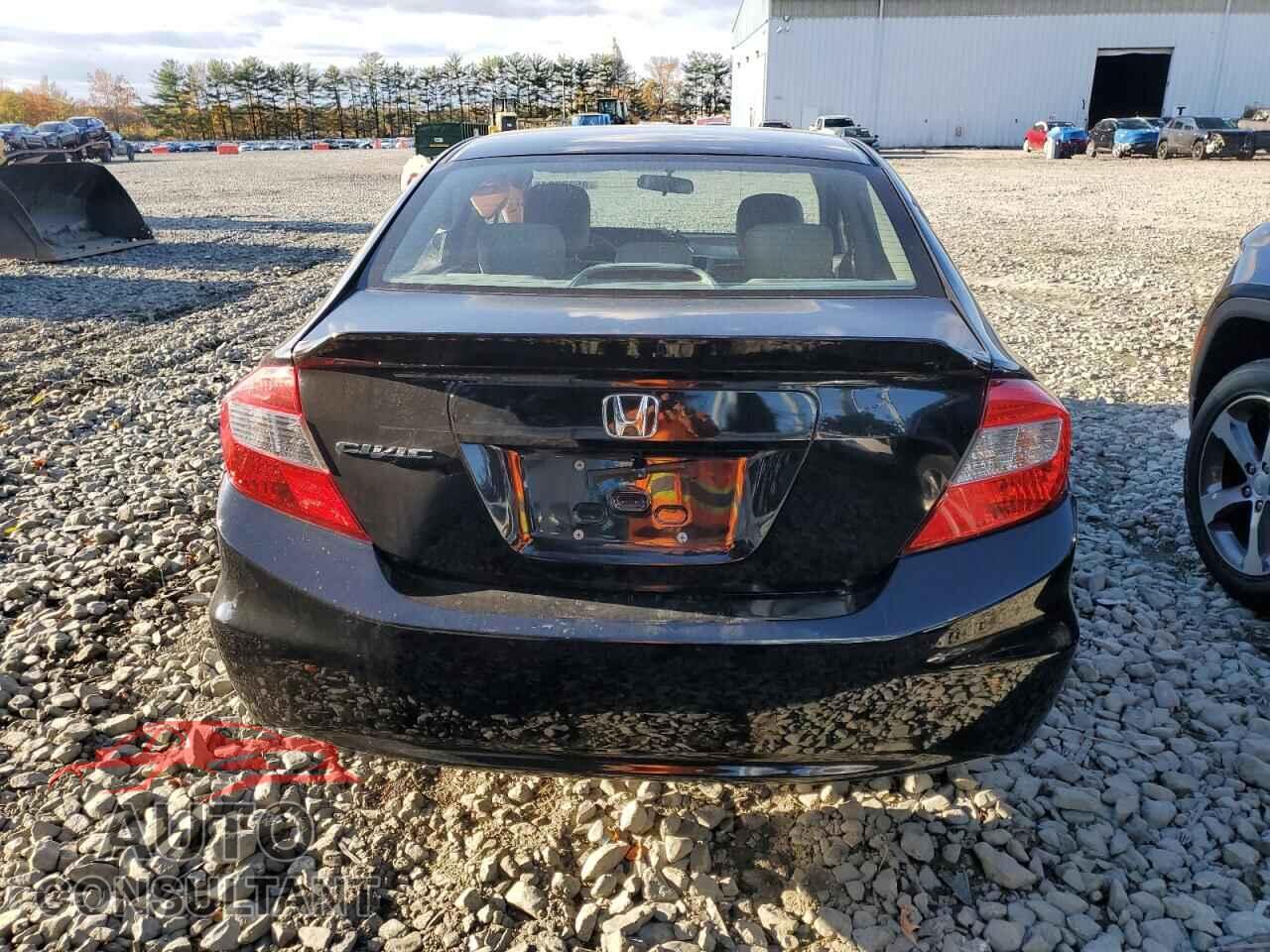 HONDA CIVIC 2012 - 19XFB2F9XCE337695