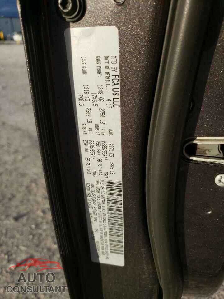 DODGE JOURNEY 2017 - 3C4PDCAB4HT637167