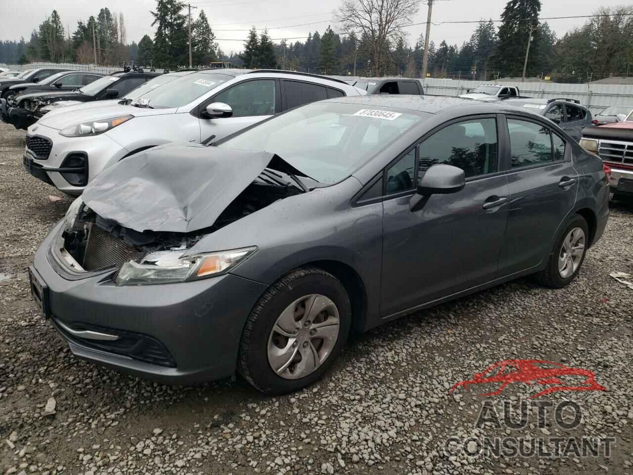 HONDA CIVIC 2013 - 19XFB2F54DE250468