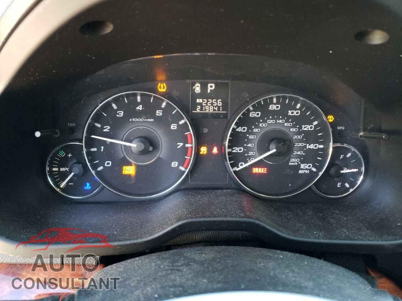 SUBARU LEGACY 2012 - 4S3BMDK63C2018362