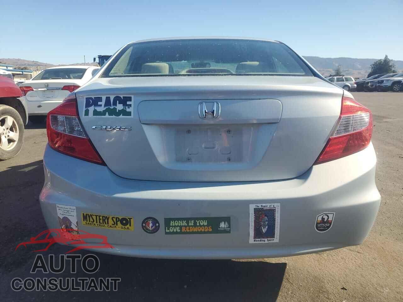 HONDA CIVIC 2012 - 19XFB2F56CE363482