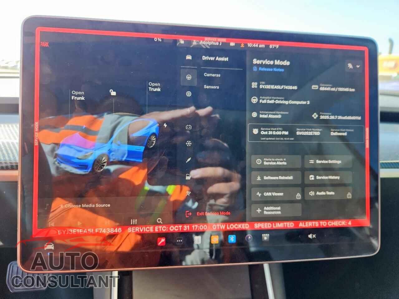 TESLA MODEL 3 2020 - 5YJ3E1EA5LF743846
