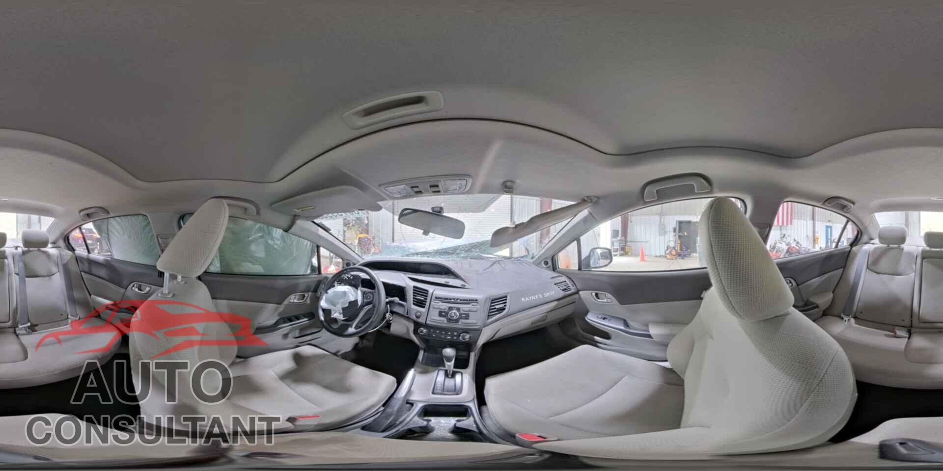 HONDA CIVIC 2012 - 2HGFB2F82CH507075