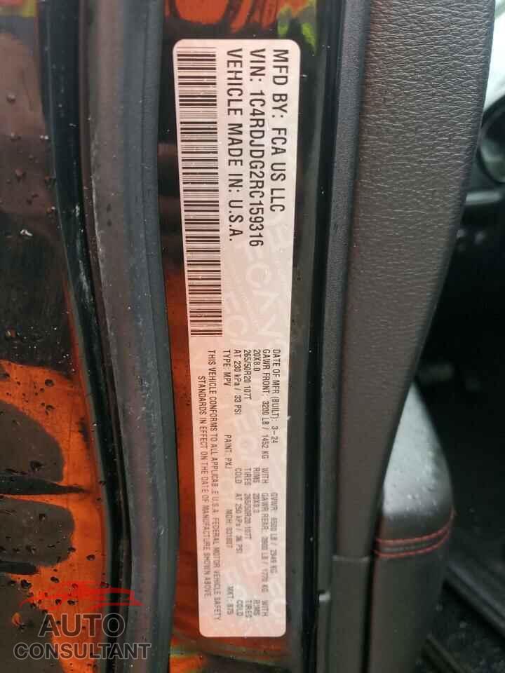 DODGE DURANGO 2024 - 1C4RDJDG2RC159316