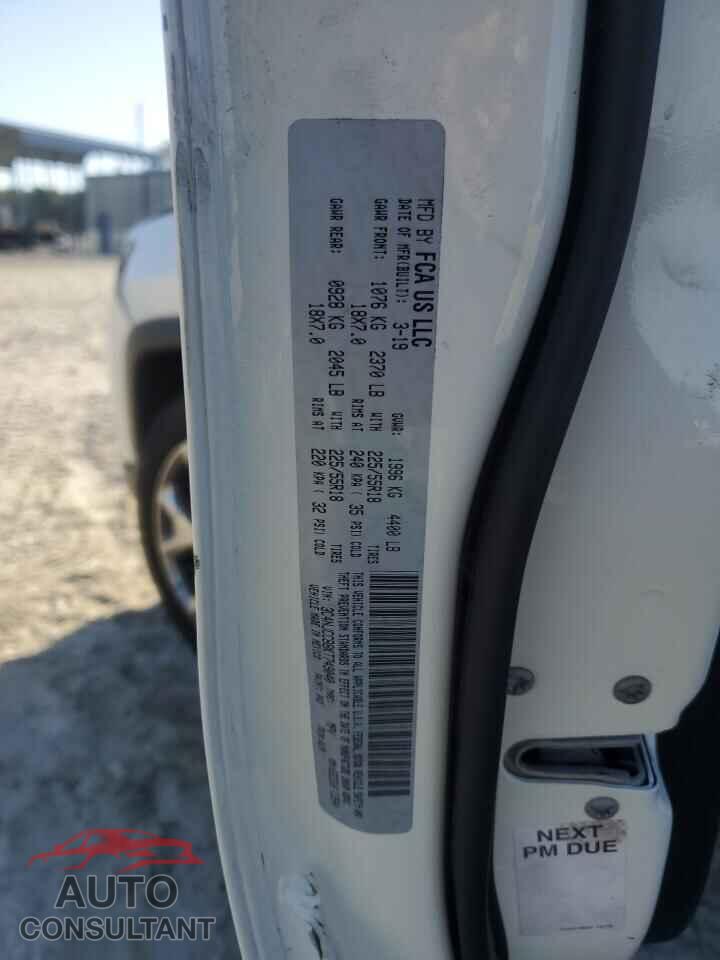 JEEP COMPASS 2019 - 3C4NJCCB8KT749040