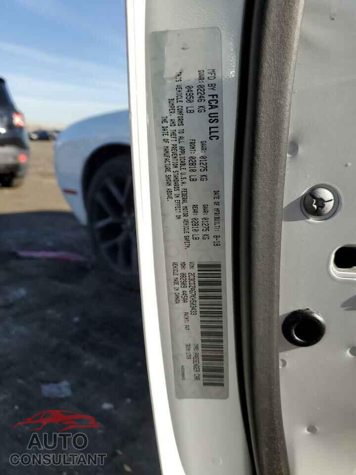 DODGE CHALLENGER 2019 - 2C3CDZAG7KH503433