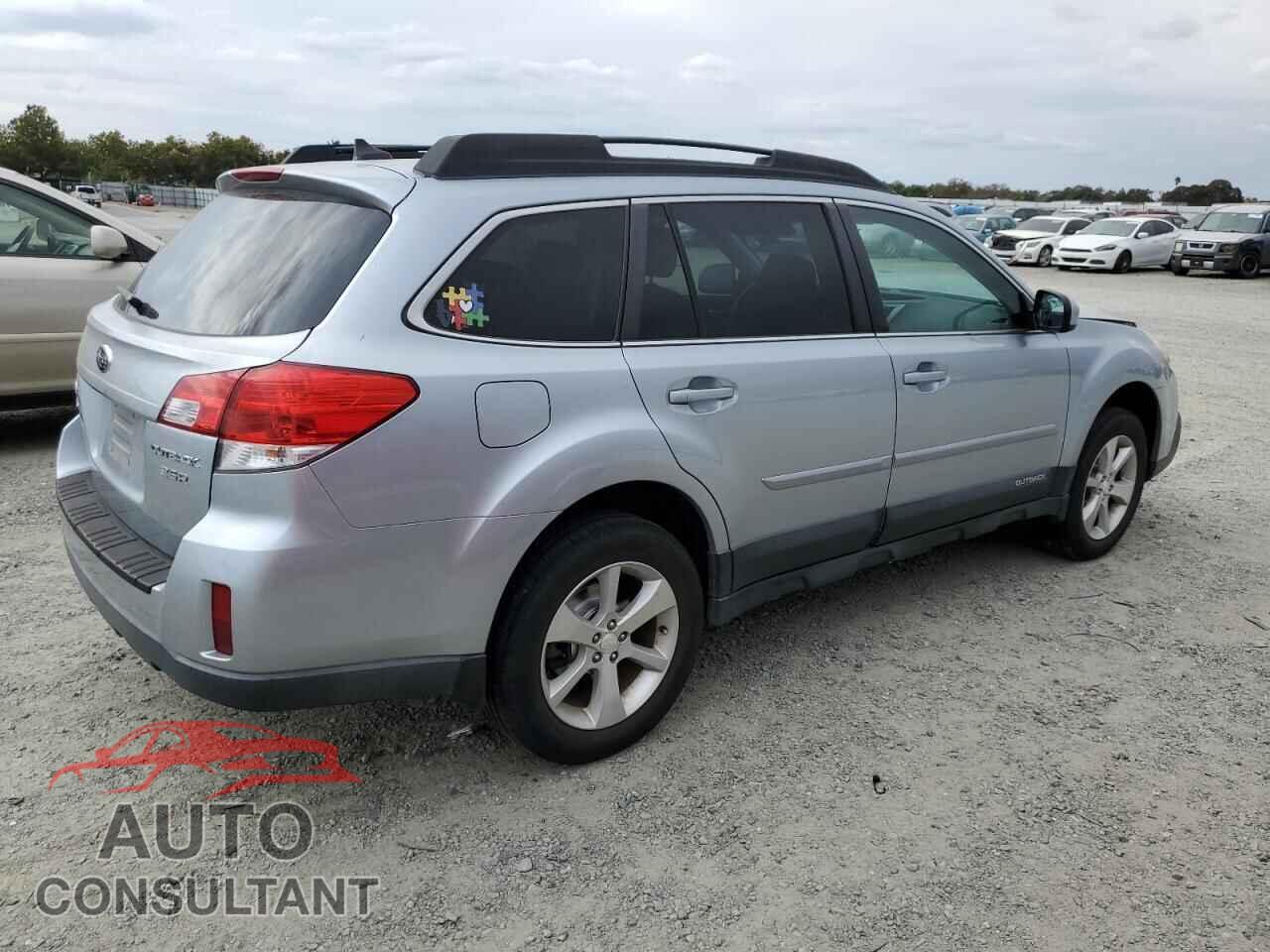 SUBARU OUTBACK 2013 - 4S4BRDKC6D2229155