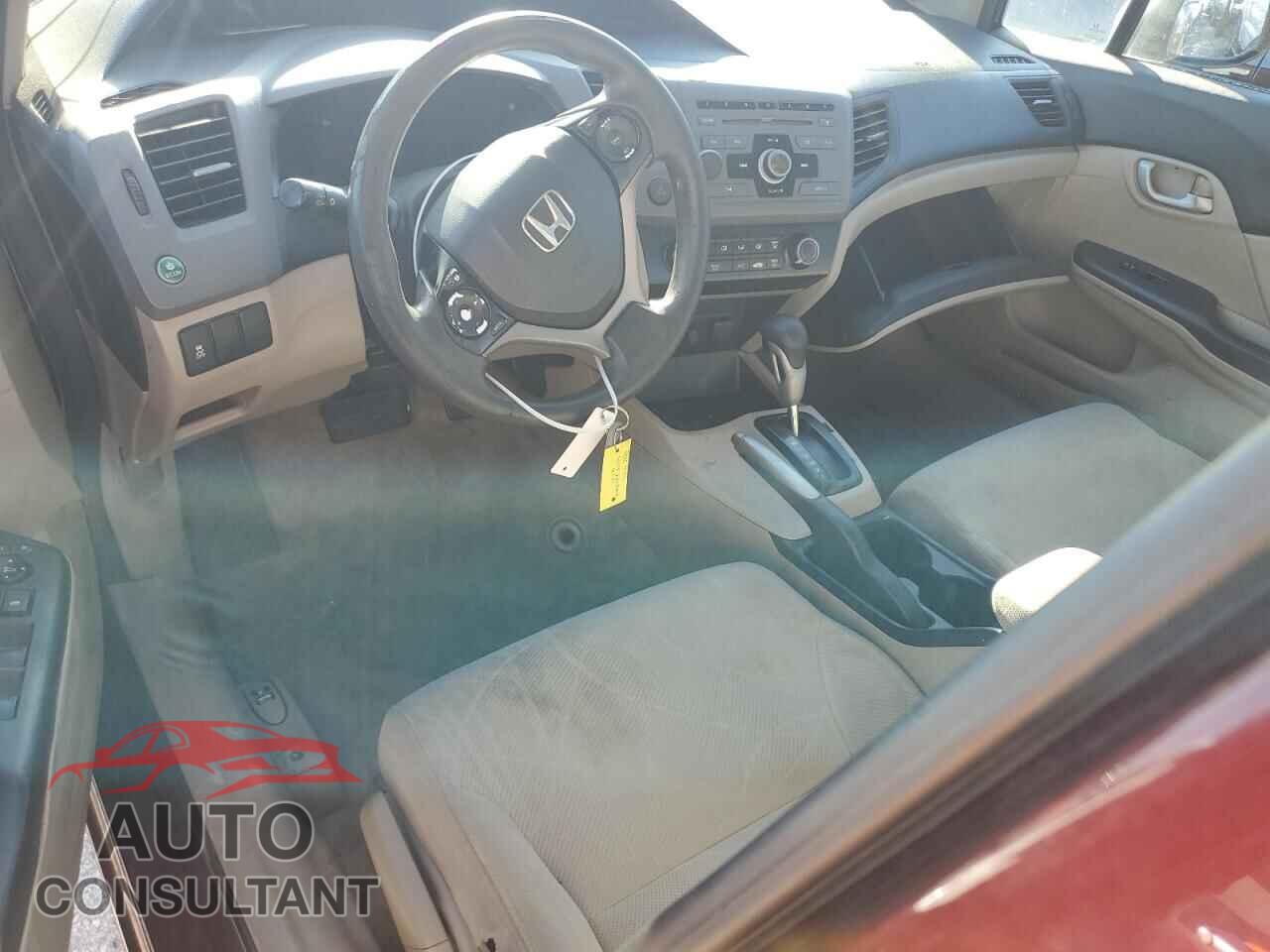 HONDA CIVIC 2012 - 19XFB2F59CE062737